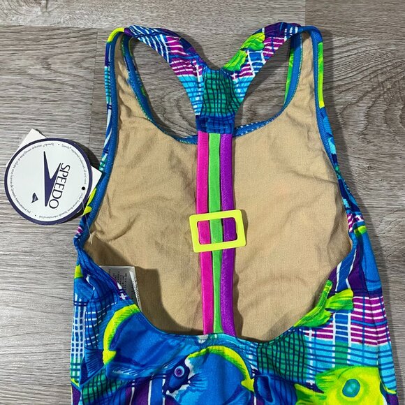 Speedo Girls Swimsuit Size 10 - Picture 8 of 12
